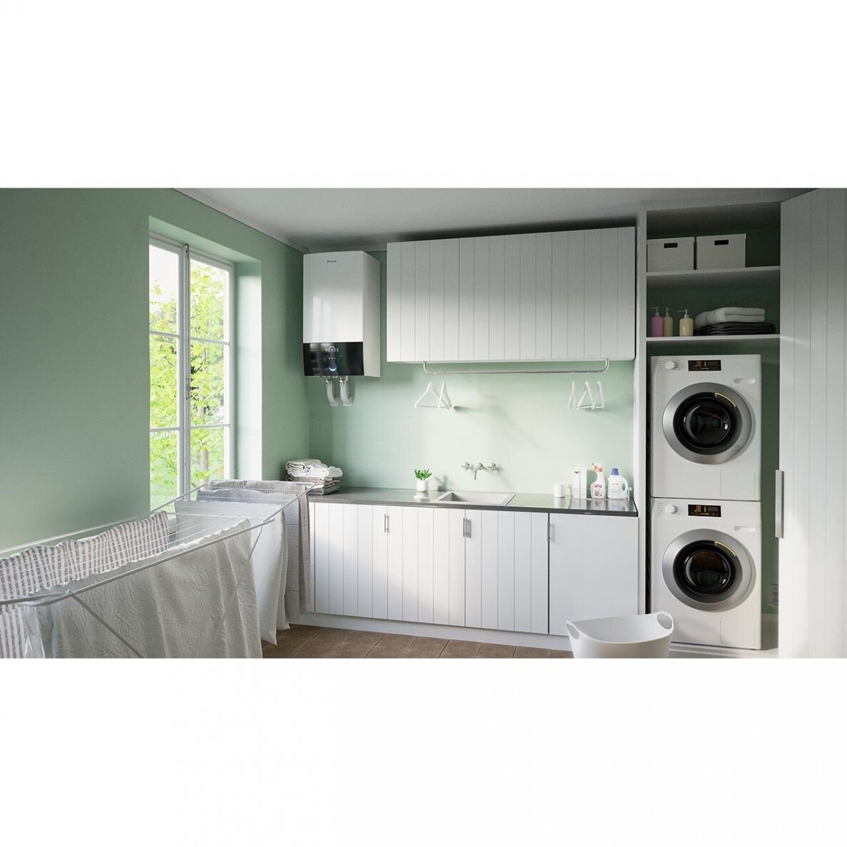 Daikin šilumos siurblys EBBH11D9W komplekte ERLA11DW1 galia 12.44 kW 3 Daikin šilumos siurblys EBBH11D9W komplekte ERLA11DW1 galia 12.44 kW 3