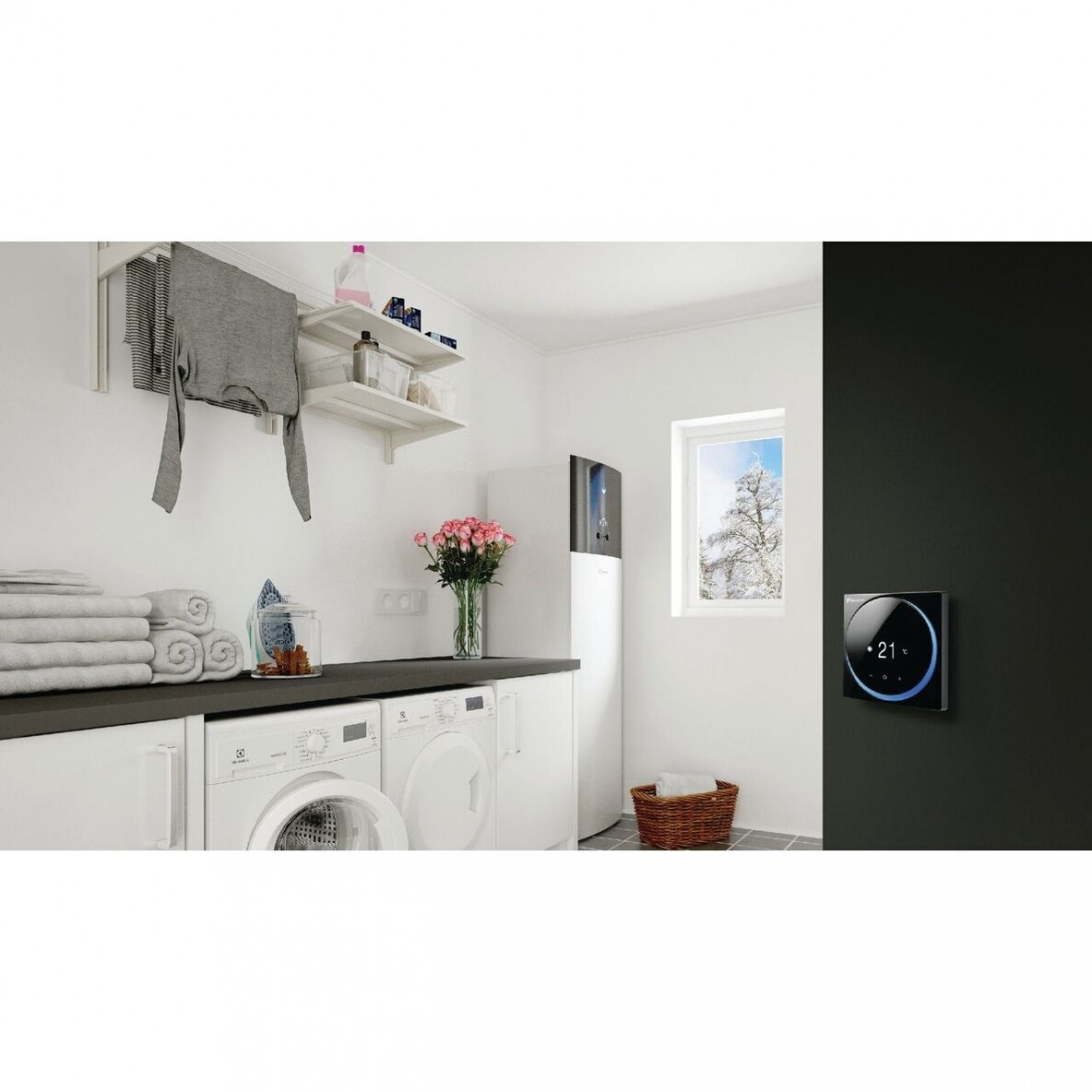 Daikin Madoka valdymo pultas BRC1H52K juodas 3 Daikin Madoka valdymo pultas BRC1H52K juodas 3