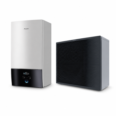Daikin šilumos siurblys ETBX16E6V komplekte EPRA18DW17 su vėsinimu galia 12.5 kW