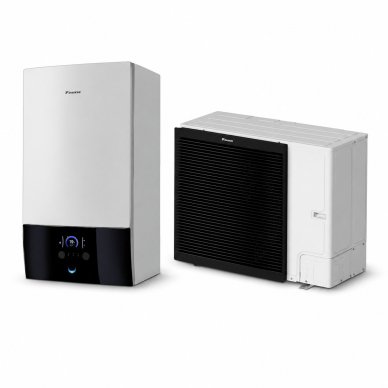 Daikin šilumos siurblys EBBX11D9W komplekte ERLA11DW1 su vėsinimu galia 12.44 kW Daikin šilumos siurblys EBBX11D9W komplekte ERLA11DW1 su vėsinimu galia 12.44 kW