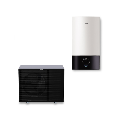 Daikin šilumos siurblys ELBH12E9W komplekte ERRA12EW1 galia 9.97 kW Daikin šilumos siurblys ELBH12E9W komplekte ERRA12EW1 galia 9.97 kW