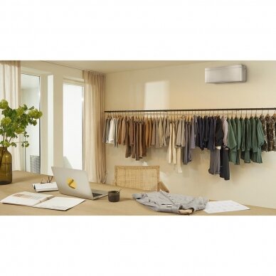 Daikin Stylish Sidabrinis oro kondicionierius FTXA25CS komplekte RXA25A8 5 Daikin Stylish Sidabrinis oro kondicionierius FTXA25CS komplekte RXA25A8 5