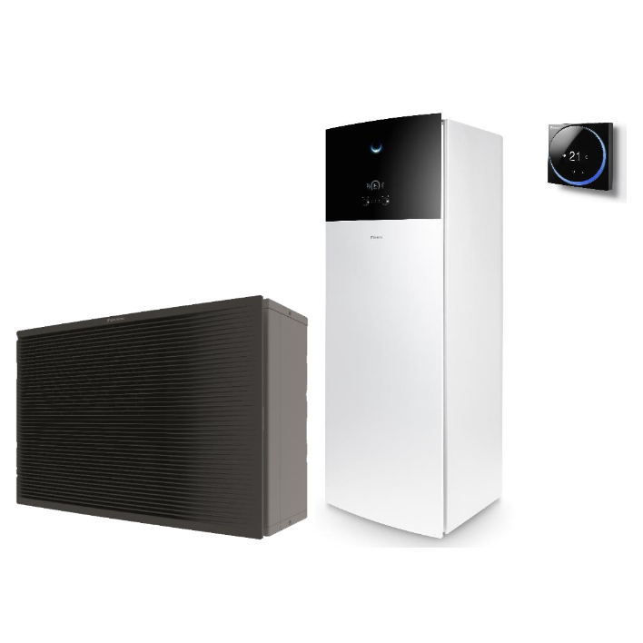 Daikin šilumos siurblys ETVH16S18E6V7 komplekte EPRA18DW17 galia 13.1 kW