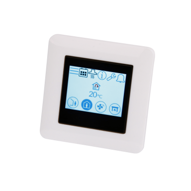 Flexit NordicPanel valdymo pultas baltas 119772 Flexit NordicPanel valdymo pultas baltas 119772