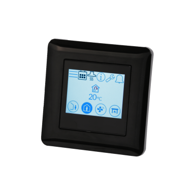 Flexit NordicPanel valdymo pultas juodas 121154 Flexit NordicPanel valdymo pultas juodas 121154