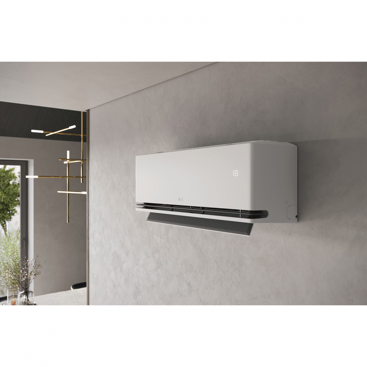 LG bevėjas Dualcool AI Deluxe Soft Air oro kondicionierius H2451DA 5 LG bevėjas Dualcool AI Deluxe Soft Air oro kondicionierius H2451DA 5