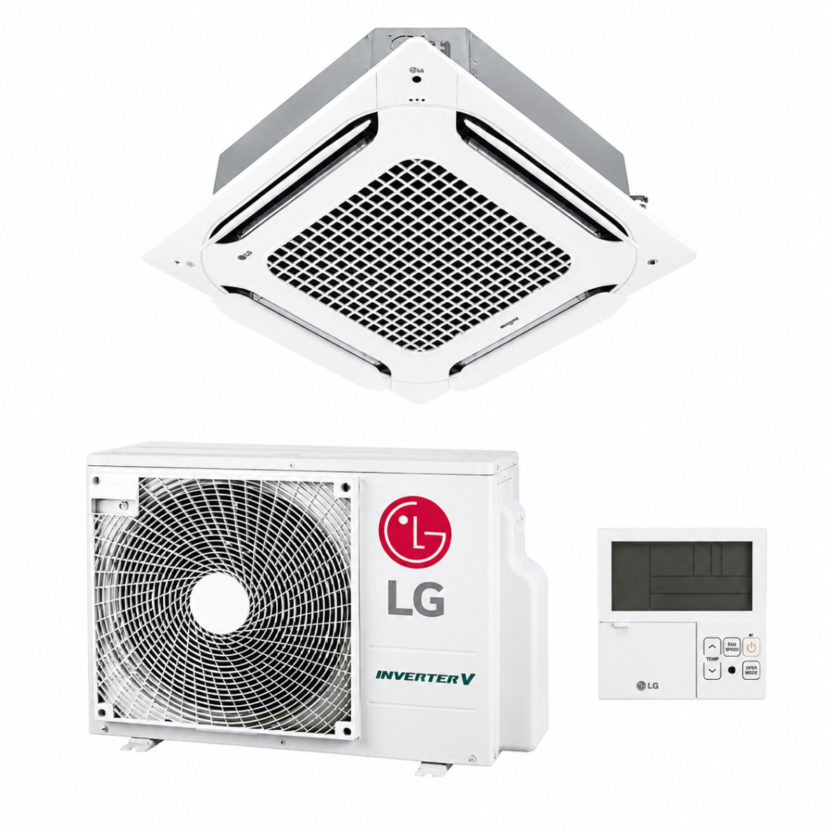 LG Compact inverter oro kondicionierius CT18F.NQ0 komplekte UUA1.UL0