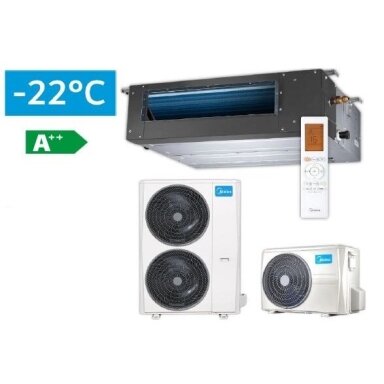 Midea kanalinis ortakinis oro kondicionierius MTJ-18HWFNX-QRD1W(GA) komplekte MOX330U-18HFN8-QRD0W(GA) Midea kanalinis ortakinis oro kondicionierius MTJ-18HWFNX-QRD1W(GA) komplekte MOX330U-18HFN8-QRD0W(GA)