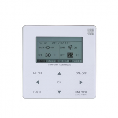 Midea šilumos siurblys HB-A60/CDS90GN8-B2 komplekte MHA-V4W/D2N8-B2 galia 4.3 kW 2 Midea šilumos siurblys HB-A60/CDS90GN8-B2 komplekte MHA-V4W/D2N8-B2 galia 4.3 kW 2