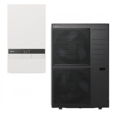 Panasonic T-CAP šilumos siurblys WH-SXC12K9E8 komplekte WH-UXZ12KE8 su vėsinimu galia 12,1 kW Panasonic T-CAP šilumos siurblys WH-SXC12K9E8 komplekte WH-UXZ12KE8 su vėsinimu galia 12,1 kW