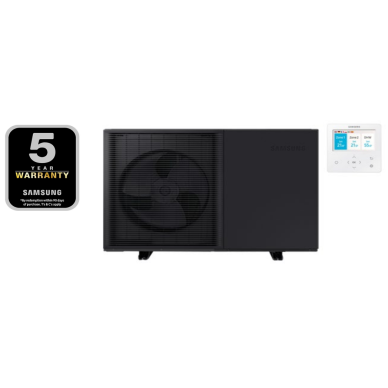 Samsung šilumos siurblys monoblokas AE080CXYBGK/EU galia 8,0 kW trifazis Samsung šilumos siurblys monoblokas AE080CXYBGK/EU galia 8,0 kW trifazis