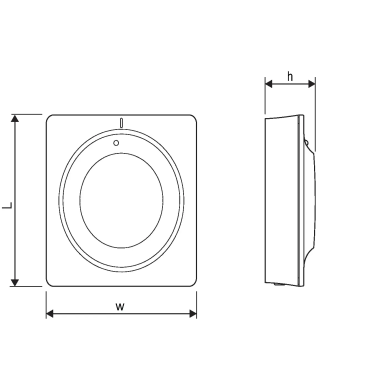 Uponor 1086981 Smatrix Wave termostatas su skale T-165 POD baltas 2 Uponor 1086981 Smatrix Wave termostatas su skale T-165 POD baltas 2