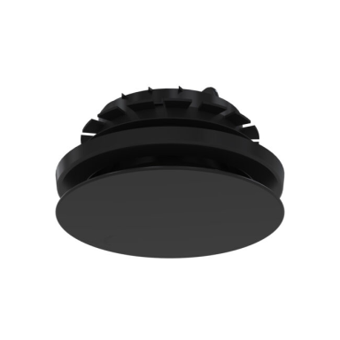 Zehnder ComfoValve Luna S125 oro šalinimo difuzorius 705613133 juodos spalvos